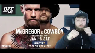 Conor McGregor vs Donald Cowboy Cerrone UFC 246 Promo (REACTION!!!)