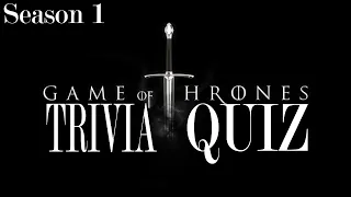 PUB QUIZ - Game of Thrones (Season 1)  -  20 Questions from the HBO Series  {ROAD TRIpVIA- ep:211]