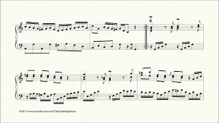 Bach, Prelude in C major, BWV 933