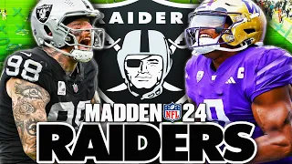 Raiders Draft Michael Penix Jr! | Madden 24 Realistic Rebuild