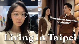 Living in Taiwan | bringing Boyfriend home❗culture shock, working midnight, couple arguments..