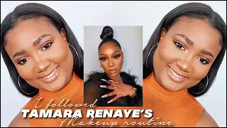 I Followed Tamara's Renaye Updated Makeup Routine | I AM Shook | Diaphnie Casimir