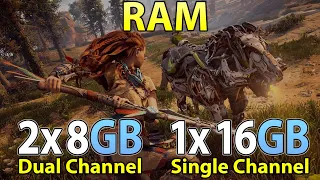 Single Channel vs Dual Channel RAM - Gaming Test in 2022