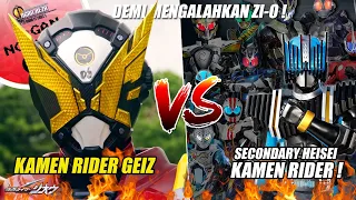 AMPUN ! KAMEN RIDER GEIZ vs SECONDARY KAMEN RIDER HEISEI !!! (ACCEL-CROSS-Z) BISA MENANG GA YA ?!