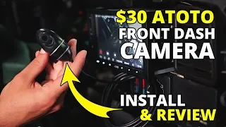 ATOTO Front Dash Camera Install and Review - WITH DRIVING FOOTAGE