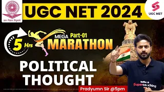 UGC NET Political Science Mega Marathon | Political Thought Complete Revision Part-1 | Pradyumn Sir