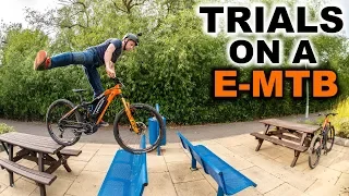 Trials riding on a E-MTB!?