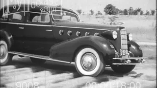 1930s Cadillac V-16 Young Women Driving & Joy Riding in Caddy