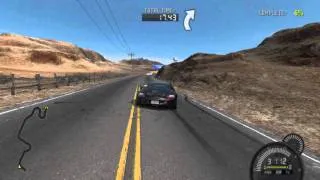 NFS: Prostreet-Nevada Highway Porsche Crash