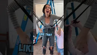 Dad builds kid launcher in girl's bedroom