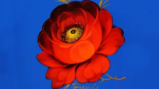 #12 How to Paint Rose flower in Oil | Как нарисовать РОЗУ маслом. Мастер-класс от Ларисы Гончаровой