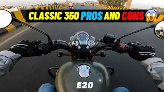 New Classic 350 E20 Pros and Cons 🥵 | Classic 350 BS7 in 2024 |