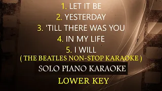 THE BEATLES NON-STOP KARAOKE ( LOWER KEY ) COVER_CY