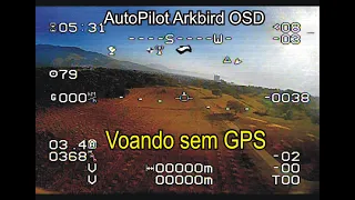 Voando  Autopiloto Arkbird sem GPS