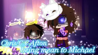 Chris/C.C Afton being mean to Michael Afton for 24 hours?? (LESS) by //~Itz_Galaxy Luna~// (My AU)