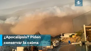 Impresionante tormenta de arena azota a Guaymas y Empalme