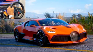 Legendary Performance: Bugatti Divo Takes Center Stage in Forza Horizon 5 | Logitech G29