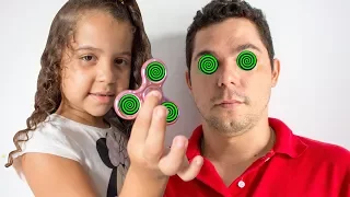 MEU FIDGET SPINNER HIPNOTIZADOR - FIDGET SPINNER MÁGICO