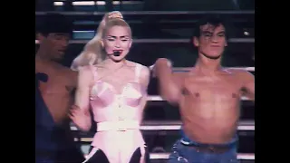 Madonna - Blond Ambition Tour (26 April 1990 Yokohama) [Interlacedgeek AI HD upscale]