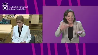 First Minister's Questions (BSL) - 16 June 2022