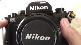 Nikon FA 35mm Film Camera Overview/Review