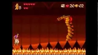 Aladdin 1994    SNES   Snake Jaffar Boss