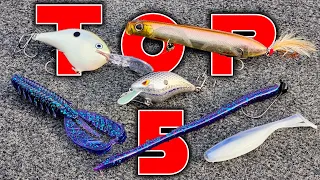 Top 5 Baits For June Bass Fishing!