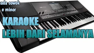 KARAOKE LEBIH DARI SELAMANYA(fildan lesty)nada cowok e minor