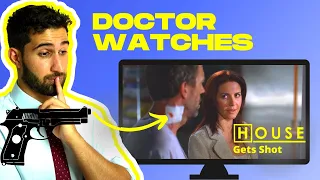 Doctor Reacts to House MD Getting Shot (No Reason S2 E24)