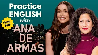 Shadowing English Practice with Ana de Armas (SNL monologue + script)