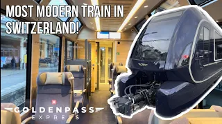 THE MOST modern train in Switzerland! | Golden Pass Express | Montreux - Spiez