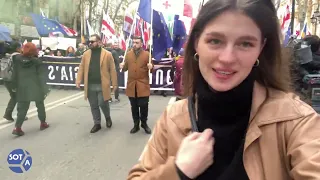 «Твой голос Евросоюзу» В Тбилиси прошел марш