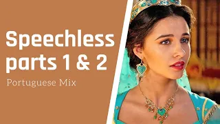 Aladdin [2019] - Speechless (parts 1 & 2) | Portuguese Mix w/ Subs + Translations