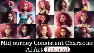 Midjourney Tutorial On Creating a Consistent Character