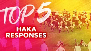 HAKA REACTIONS 😲 Top Five Responses to the Haka in Rugby
