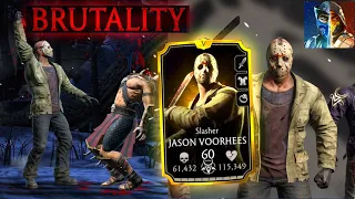 The BEST Kombat Pass! Slasher Jason Voorhees MAX Ascension Gameplay & Brutality