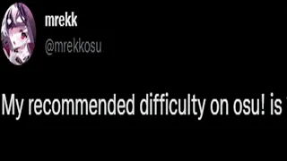 osu! tries recommending maps to mrekk and fails