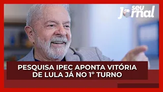 Pesquisa Ipec aponta vitória de Lula já no 1º turno