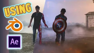 How I Transformed Myself into #ironman and #captainamerica using VFX