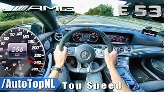 Mercedes E53 AMG Coupe Autobahn POV TOP SPEED by AutoTopNL