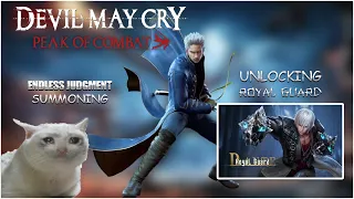 UNLOCKING ROYAL GUARD DANTE USING FRAGMENTS - Devil May Cry : Peak of Combat