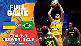 Ukraine v Brazil | Men | Full Game | FIBA 3x3 U23 World Cup 2022