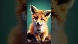 Fox лиса #english