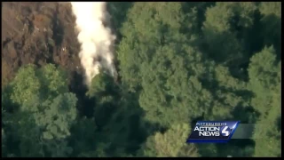 Raw video: Underground fire burning in Clairton