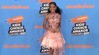 Marsai Martin 2018 Kids' Choice Awards Orange Carpet