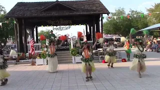 Pacific Paradise Dancers, St Patricks Day 2024 at Lake Sumter Landing