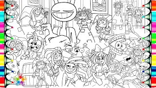 The Amazing Digital Circus Pilot / Coloring Pages Mix / How To Colo All Characters / NCS Music