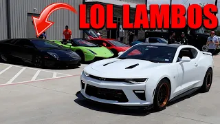 SUPERCAR OWNERS THOUGHT THEY WERE COOL...UNTIL THE BOOSED CAMARO SS SHOWED UP!!!