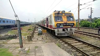 38713 Up Howrah Kharagpur Local At Dasnagar Station | South Eastern Railway