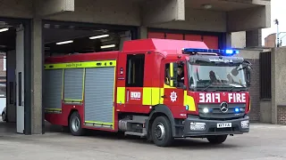 *BULLHORN* Bethnal Green Pump Ladder And Fire Rescue Unit Turnout- London Fire Brigade